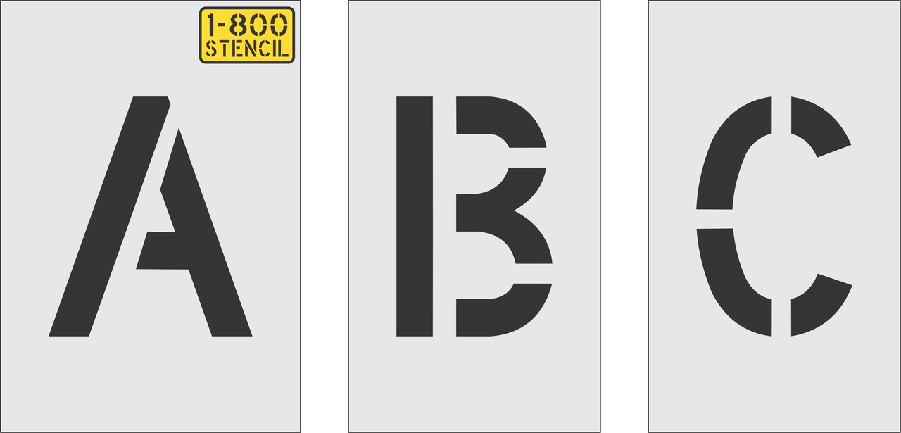 5" Alphabet Kit Stencil