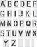 12" Alphabet Kit Stencil